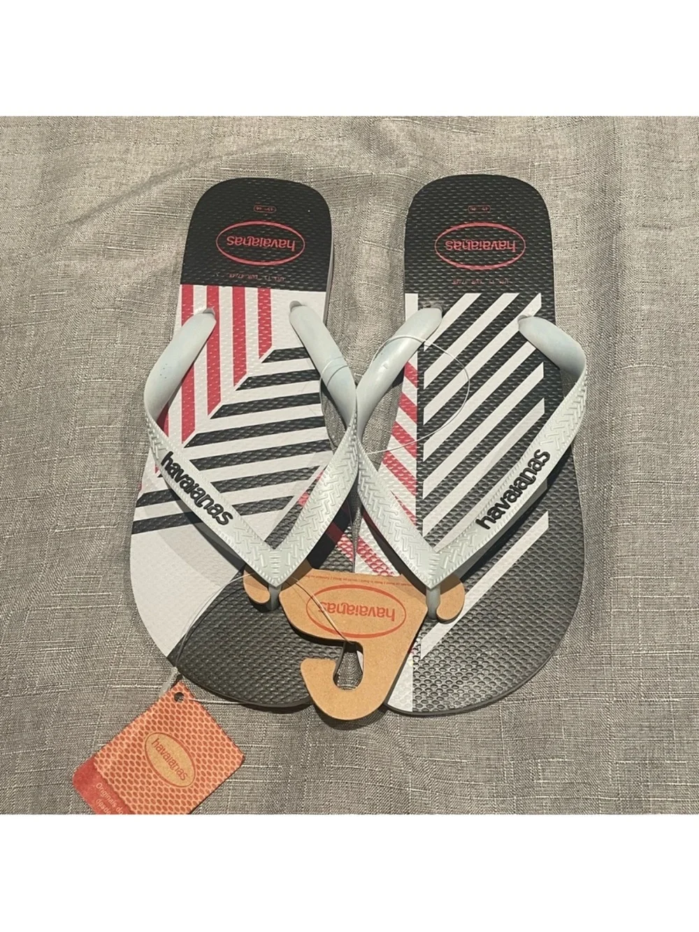New HAVAIANAS Striped Flip Flops